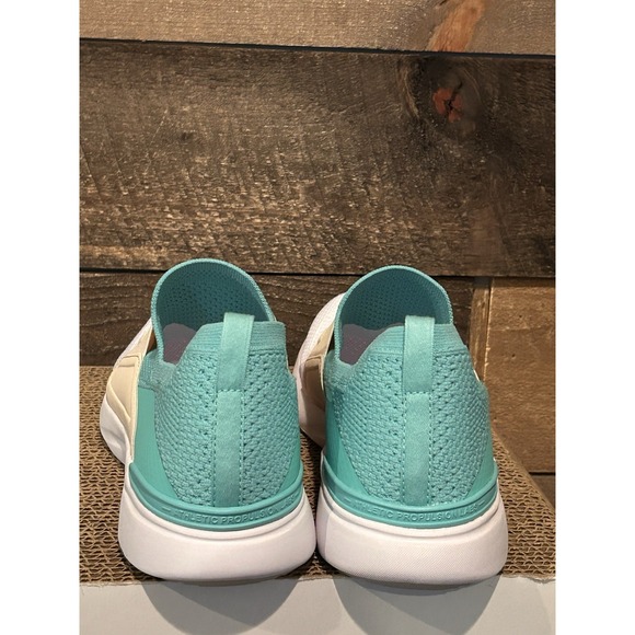 New APL Athletic Propulsion Labs WOMEN'S TECHLOOM BLISS Mint Beach White 9 - Picture 6 of 8